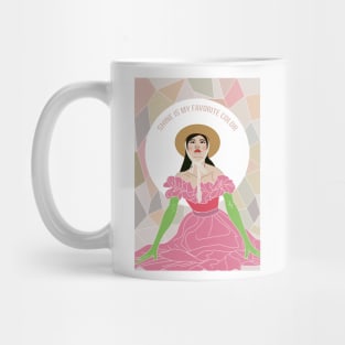 Girl boss, pink dress Mug